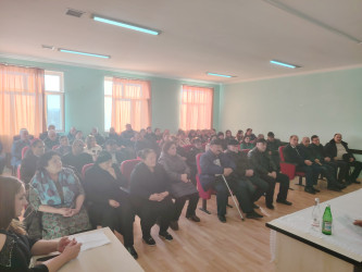Qızılhacılı qəsəbə inzibati ərazi dairəsi üzrə nümayəndəlikdə hesabat iclası keçirildi