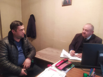 Goranboy rayon İcra Hakimiyyəti  vətəndaşların qəbuluna  xüsusi diqqət göstərir.