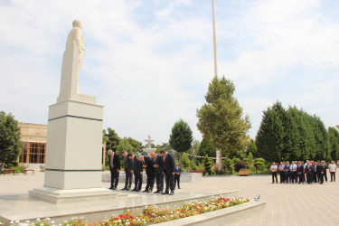 Goranboyda “Şəhərsalma və Memarlıq ili” çərçivəsində “Heydər Əliyevin müasir Azərbaycan memarlığına töhfələri” mövzusunda tədbir keçirildi