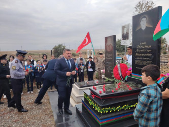 Rəhimli  kəndindən Vətən Müharibəsi şəhidimiz  İbrahim Məmmədovun ildönümündə məzarı ziyarət olundu.