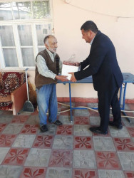 Goranboyda Qurban bayramı mübasibətilə  verilən bayram sovqatları 600 ailəni əhatə edir