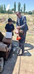 Goranboy rayon İcra Hakimiyyəti tərəfindən, Qurban bayramı mübasibətilə şəhid, qazi, çernobıl əlili və aztəminatlı ailələrə bayram sovqatları verildi