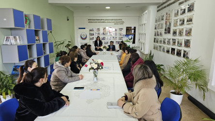 Goranboy  Uşaq və Ailələrə Dəstək Mərkəzində,  “Yaşıl dünya naminə həmrəylik ili” ilə bağlı, dəyirmi masa təşkil olundu