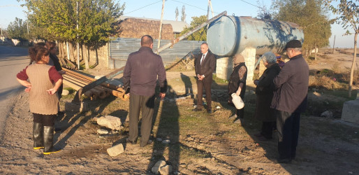 Fəxralı kənd sakinlərinin müraciəti  yerində araşdırıldı.