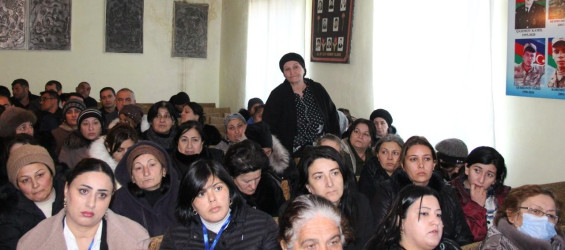 Goranboyda növbəti səyyar qəbul Boluslu kəndində keçirildi