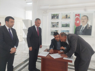 Goranboyda kümçülərə barama toxumu paylanıldı