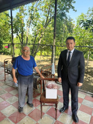 Goranboyda Qurban bayramı mübasibətilə  verilən bayram sovqatları 600 ailəni əhatə edir