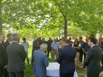 "Yaşıl dünya naminə həmrəylik ili"  ilə bağlı,    Əlirzalı  kəndində su istifadəçiləri ilə görüş keçirildi.