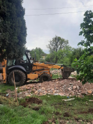 Goranboyda “Şəhərsalma və Memarlıq İli” və beynəlxalq velosiped yarışına hazırlıq işləri çərçivəsində ümumrayon iməcliyi davam etdirilir