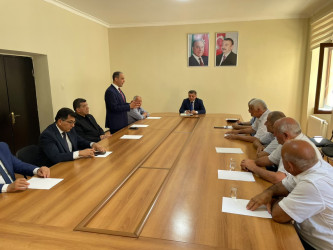 Goranboyda “İctimai Şura” nın hesabat iclası keçirildi