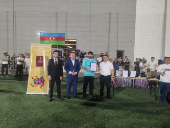 Goranboyda futbol çempionatında birinci yerin qalibi müəyyənləşdi