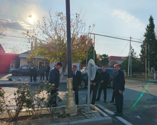 Goranboy şəhərinin gecə işıqlandırılması yenilənir