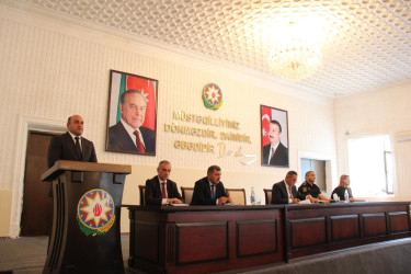 Goranboyda İcra Başçısı yanında Şuranın  növbəti iclası keçirildi