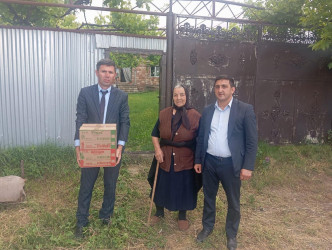Goranboyda Qurban bayramı münasibəti ilə 500-dən çox ailə ziyarət olunaraq bayram sovqatları təqdim olundu