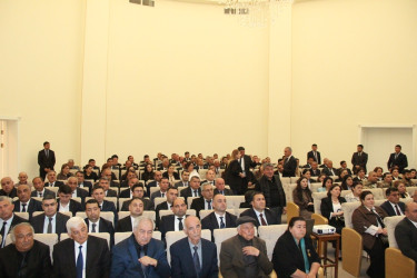 Goranboyda Ümummilli Lider Heydər Əliyevin 103-cü ildönümü ilə bağlı "Vətənə, xalqa həsr edilən ömür" mövzusunda konfrans keçirildi