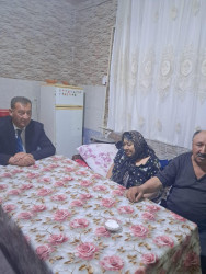 Goranboyda Qurban bayramı münasibəti ilə 500-dən çox ailə ziyarət olunaraq bayram sovqatları təqdim olundu