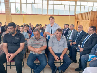 Goranboyda növbəti səyyar qəbul Nadirkənd kəndində keçirildi