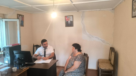 Goranboyda vətəndaş qəbulları davam edir