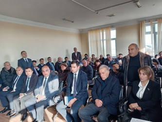 Alpout kəndində səyyar qəbul keçirildi