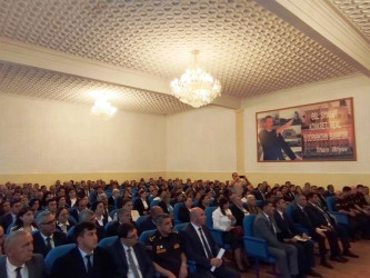 Goranboyda "Fövqəladə halların xəbərdar edilməsi sahəsində koordinasiyanın və birgə fəaliyyətin təşkili, eləcə də mövcud problemlər" mövzusunda seminar-müşavirə keçirildi