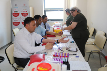 Goranboyda “Talassemiyasız həyat naminə” proqramı çərçivəsində qanvermə aksiyası keçirildi