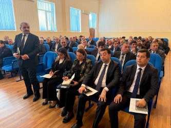 “Goranboy rayonunda pambıqçılığın inkişafı” mövzusunda müşavirə keçirildi