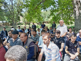 Goranboyda növbəti səyyar qəbul Buzluq kəndində keçirildi
