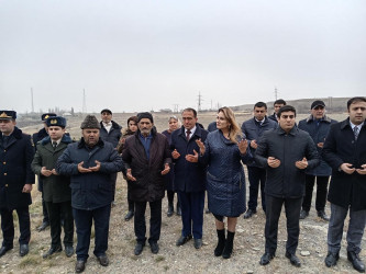 Qarqucaq kəndindən Vətən Müharibəsi şəhidi Rəşad Aslanovun ildönümündə məzarı ziyarət olundu
