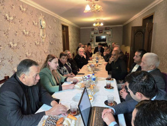 “Konstitusiya və Suverenlik İli” ilə bağlı, Xoylu və Yolqulular kəndlərinin şəhid ailələri ilə görüş keçirildi