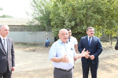 Səfikürd kəndində yol infrastrukturunun müasirləşdirilməsi istiqamətində işlər aparılır