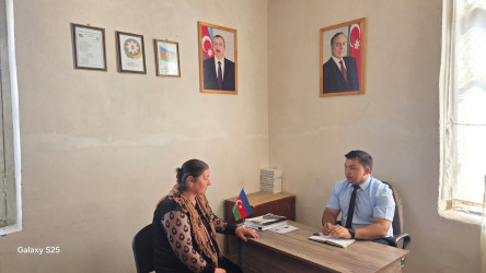 Goranboyda vətəndaş qəbulları davam edir