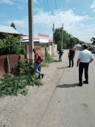 Goranboyda təmizlik həftəsi çərçivəsində rayonun bütün yaşayış məntəqələrində qəbiristanlıqlar və yol kənarları ərazilərdə təmizlik işləri aparıldı