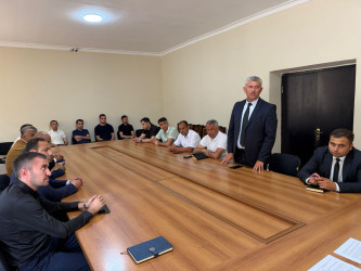 Goranboyda cəzaçəkmə müəssisələrindən azad edilmiş şəxslərin sosial reinteqrasiyası və məşğulluğu mövzusunda tədbir keçirdi