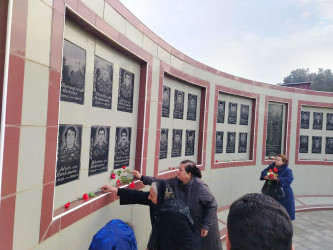 Goranboyda şəhid Milli Qəhrəman Niyazi Aslanovun doğum günündə xatirəsi anıldı