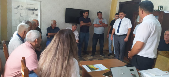 Goranboyda intensiv meyvə bağlarının genişləndirilməsi istiqamətində maarifləndirici görüş keçirildi