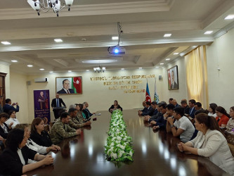 Goranboyda "Konstitusiya və Suverenlik ili" çərçivəsində  "28 May-Müstəqillik Günü" ilə bağlı, "Müstəqilliyimiz əbədidir, daimidir, dönməzdir"  mövzusunda konfrans   keçirildi.