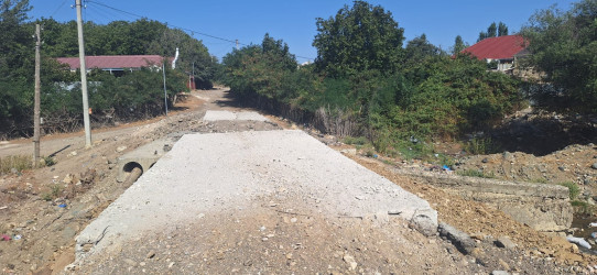 Goranboyda sakinlərin qəzalı körpü ilə bağlı müraciəti həll olundu