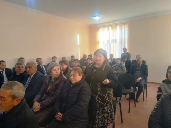 Goran qəsəbəsində səyyar qəbul keçirildi