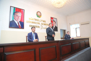 Goranboy rayon İcra Hakimiyyətində  taxıl biçini ilə əlaqədar regional müşavirə keçirildi