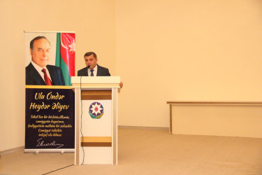 Goranboy rayonunda Ümummilli Lider Heydər Əliyevin anadan olmasının 103-cü ildönümü ilə bağlı silsilə tədbirlər davam etdirilir