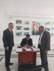 Goranboyda kümçülərə barama toxumu paylanıldı