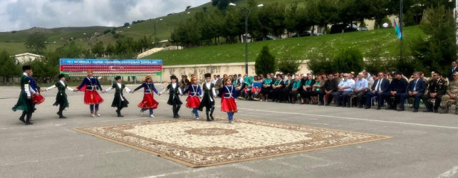 Goranboyda Silahlı Qüvvələr Günü ilə bağlı tədbir keçirildi.