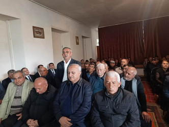Goranboyda növbəti səyyar qəbul Nizami kəndində keçirildi