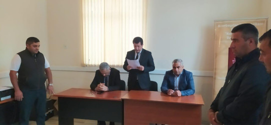 “Goranboy rayon Elektrik Şəbəkəsinin fəaliyyət istiqamətləri və rayonun enerji təminatında rolu” mövzusunda seminar keçirildi