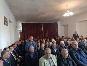 Goranboyda növbəti səyyar qəbul Nizami kəndində keçirildi