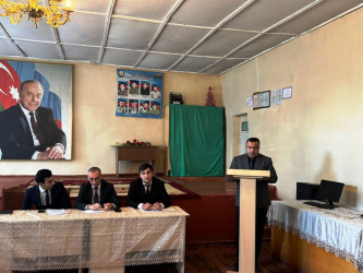 Goranboyda inzibati ərazi dairəsi üzrə nümayəndəliklərdə hesabat iclasları keçirildi