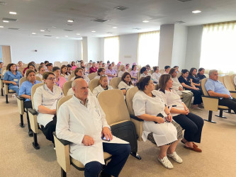 Goranboyda sağlamlığın qorunmasına dair maarifləndirmə tədbiri keçirildi