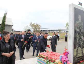 “27 sentyabr-Anım Günü”nün beşinci ildönümü ilə bağlı Dəliməmmədlidə  şəhidlərimizin məzarları ziyarət olundu