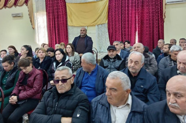 Düzqışlaq kəndində səyyar qəbul keçirildi