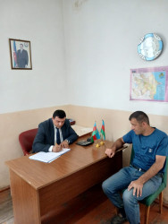 Goranboyda vətəndaş qəbulları davam edir